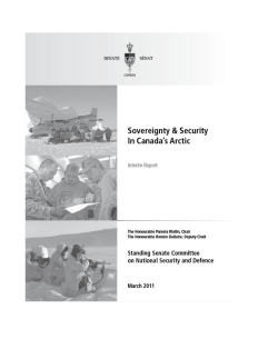 Sovereignty and Security in Canada`s Arctic