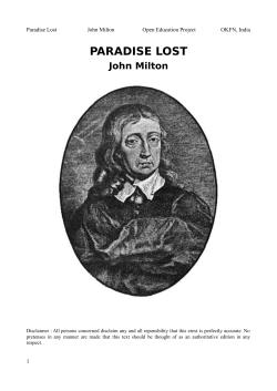 paradise lost - OKFN:LOCAL India