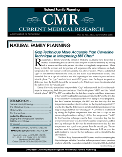 Natural Family Planning - United States Conference of Catholic