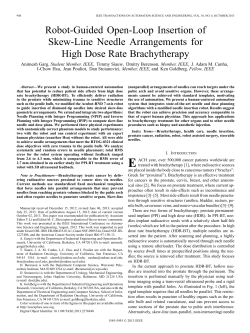 Robot-Guided Open-Loop Insertion of Skew-Line Needle