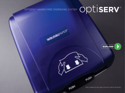 OptiServ Hands Free Dispenser Interactive