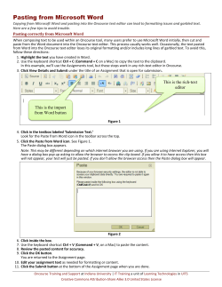 Pasting from Microsoft Word - IT Training - IU IT Training