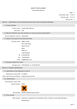 msds weiss csr