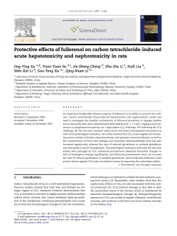 Protective effects of fullerenol on carbon tetrachloride