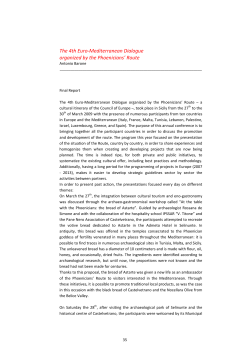 The 4th Euro-Mediterranean Dialogue organized by