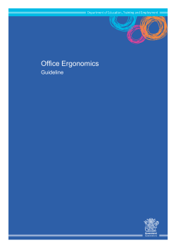 Office Ergonomics-Guideline 2013