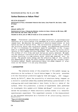 Surface Electrons on Helium Films
