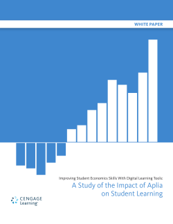 A Study of the Impact of Aplia on Student Learning