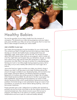 Healthy Babies - scufcwfunds.com