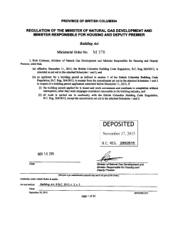 2012 BC Building Code Revision 8