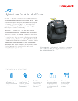 High-Volume Portable Label Printer - Datamax