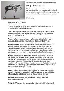 Elements and Principles of Sculpture