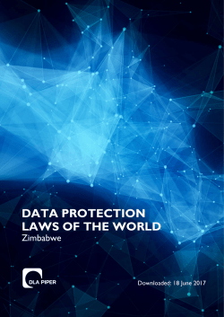 DOWNLOAD current countries - Data Protection Laws of the World