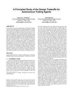 A Principled Study of the Design Tradeoffs for Autonomous Trading