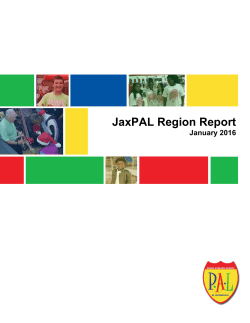 JaxPAL Region Report