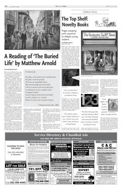 A Reading of `The Buried Life` by Matthew Arnold