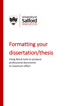 Open handbook - the University of Salford