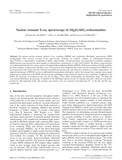 Nuclear resonant X-ray spectroscopy of (Mg,Fe)SiO3