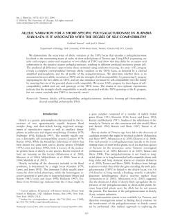 allelic variation for a short-specific