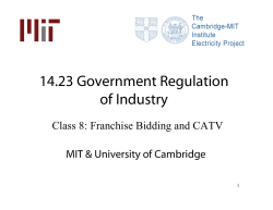 14.23 Government Regulation of Industry