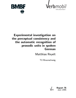 Experimental investigation on the perceptual consistency and the