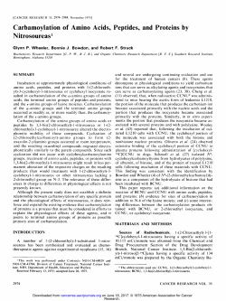 Carbamoylation of Amino Acids, Peptides, and Proteins by