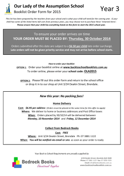 OLA Order Forms 2015 Year 3