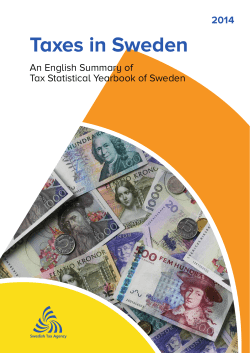 Taxes in Sweden (SKV 104 edition 15)