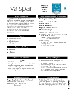 Drywall Interior Latex Primer