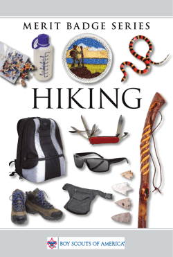 Hiking - Boy Scouts of America