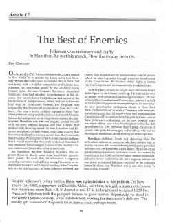The Best of Enemies - History With Professor Marki