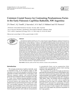 Common Crustal Source for Contrasting Peraluminous Facies