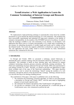 TermExtractor: a Web Application to Learn the Common