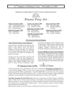 November 4, 2007 - Back