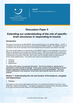 Paper 5- Specific brain structures