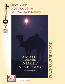 Amahl and the Night Visitors
