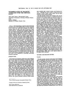 interpretation of magnetic anomalies over the