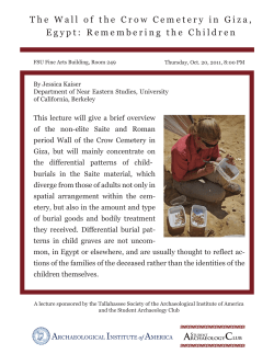 The Wall of the Crow Cemetery in Giza, Egypt