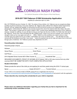 cornelia nash fund - Mary Queen of the Holy Rosary School
