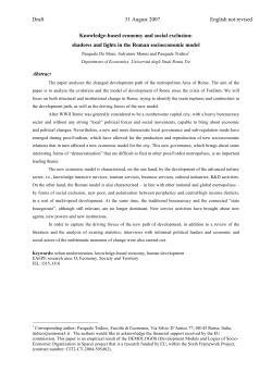 Knowledge-based economy and social exclusion