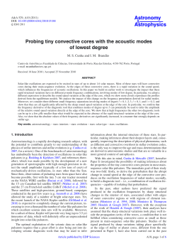 Probing tiny convective cores with the acoustic modes of lowest