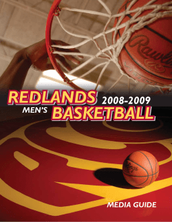 Men`s Media Guide 08-09
