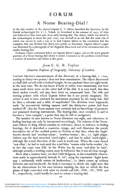 A Norse Bearing-Dial? - Cambridge University Press