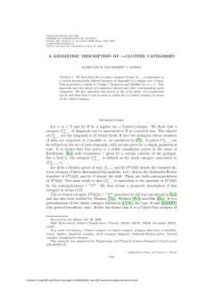 A GEOMETRIC DESCRIPTION OF m