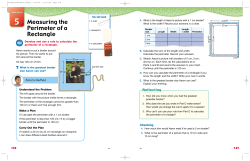 Measuring the Perimeter of a Rectangle