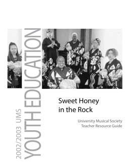Sweet Honey in the Rock - University Musical Society