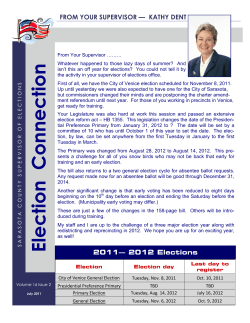 July 2011 Election Connection