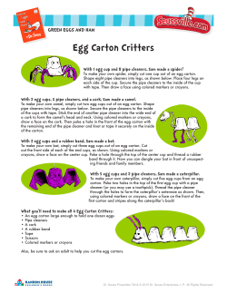 Egg Carton Critters