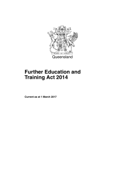 Further Education and Training Act 2014