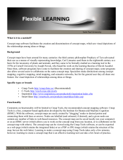 Concept maps - Saint Paul University
